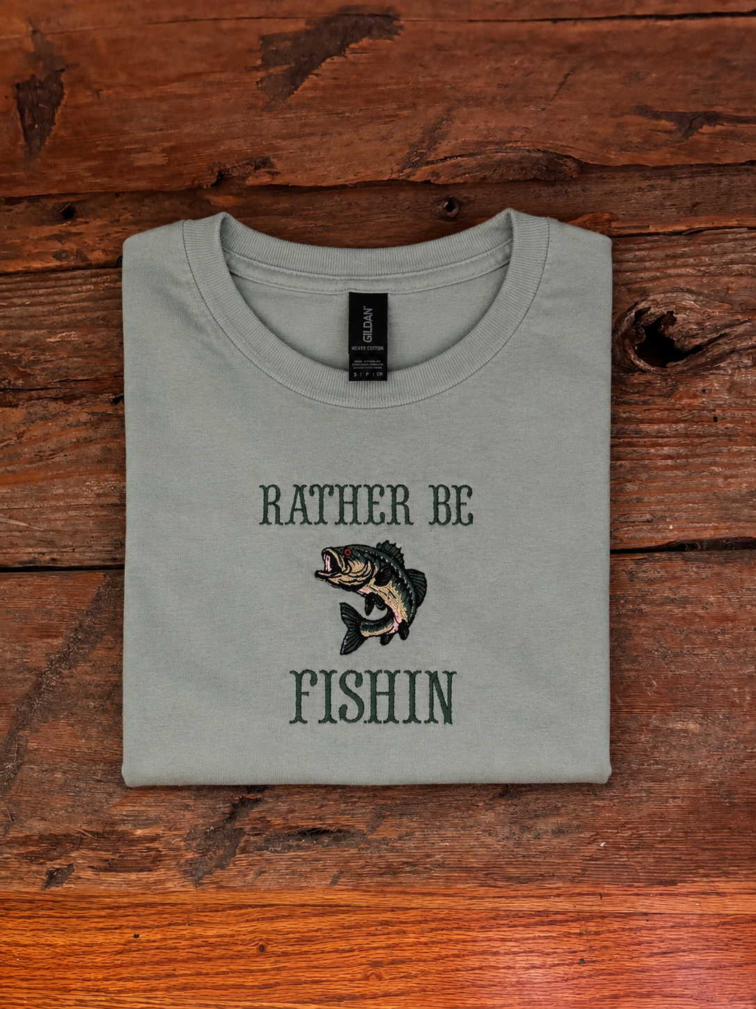 Rather Be Fishin Tee